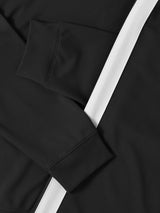 Hat and Beyond Mens Premium USA Made Striped Track Suit Athletic Casual Running Workout Sweat Suit Combo Track Jacket & Pant