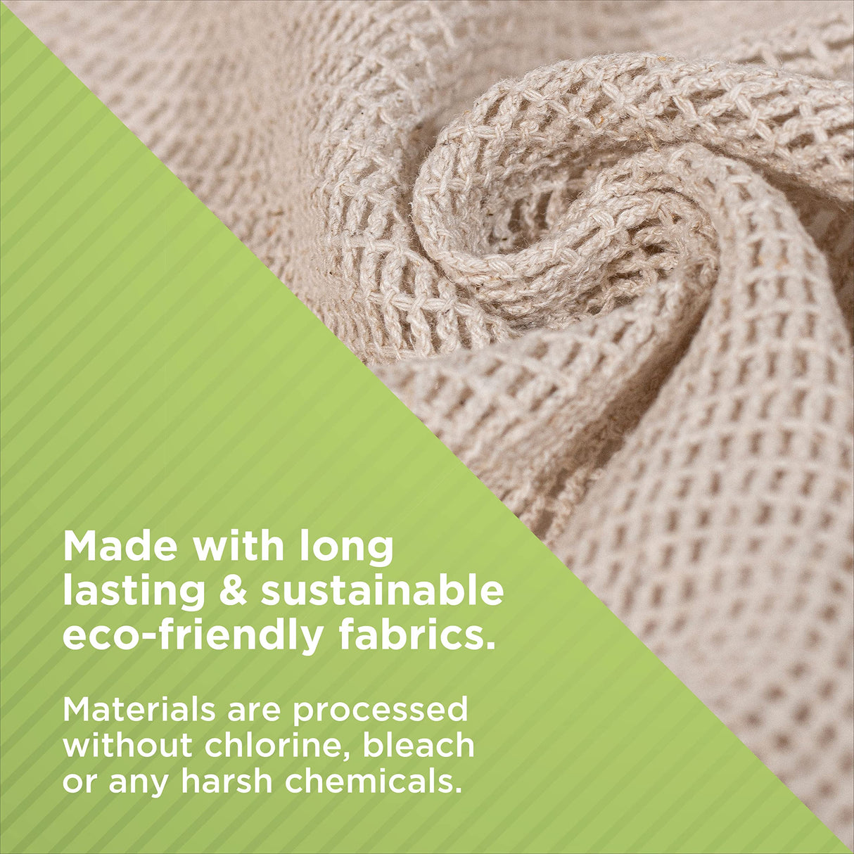 Bean Products Hemp Washcloth - Loose Weave Design for Effective Cleaning - Open Knit Exfoliating Wash Cloth - Fast Drying, Hemp & Organic Cotton - 10” x 12”, 2 Pack
