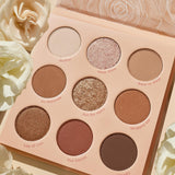 ColourPop Blush Crush Shadow Palette - Brown, Gold & Pink Shadow Palette with Metallic and Matte Finishes - High-Pigment Makeup with a Long-Wearing Formula (0.3 oz)