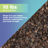 Bean Products Organic Millet Hulls | 100% Organically Grown in The USA | Great for Filling Pillows, Yoga Bolsters, Cushions & More | Chemical Free and Hypoallergenic | 5lbs