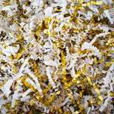 Stephanie Imports Made In USA 3-Ply Crinkle Cut Shredded Paper 2 lbs (Red & Green Christmas Mix)