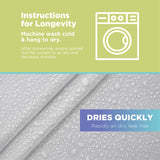 Bean Products Cotton Shower Curtain (White), [70" x 74"] | All Natural Materials| Works with Tub, Bath and Stall Showers