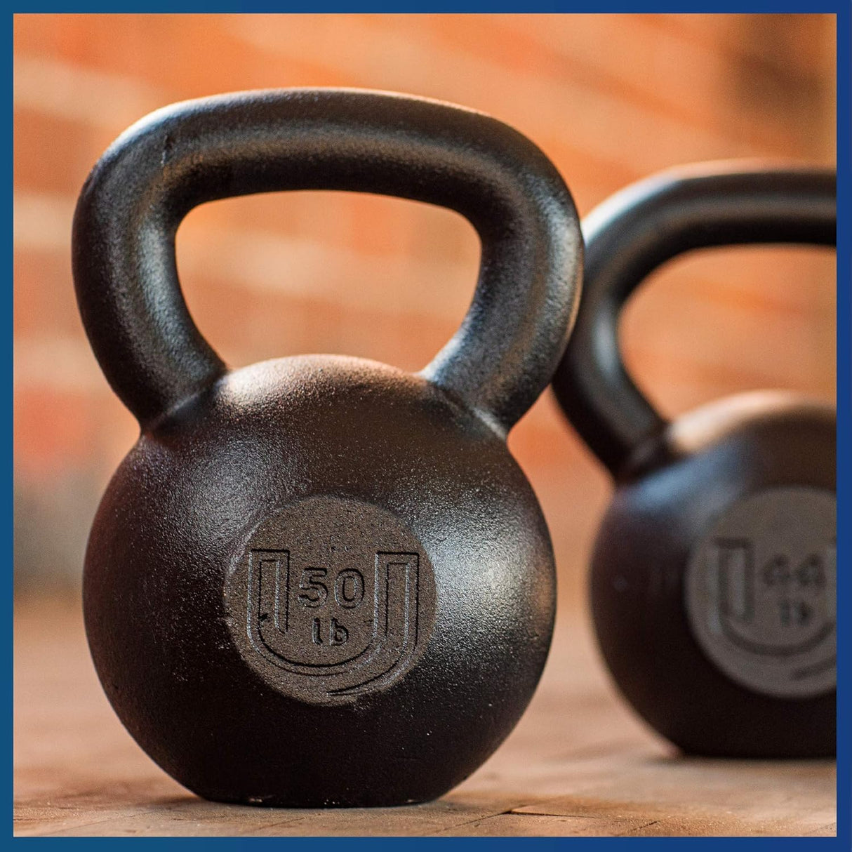 USA Made Premium Kettlebell (50). Kettlebells For Men and Women with Wide Grip Handle – – Kettle bell Core Fitness, Home Gym, Strength Training, Fitness Equipment, Muscle Building