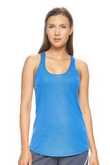 Expert Brand USA-Made Women's TriTec Activewear Performance Racerback Tank Top