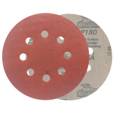 Gator 5" Random Orbit Hook & Loop Red Resin Aluminum Oxide Sanding Discs, 8-Hole, 40 Grit, 50 Pack