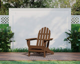 POLYWOOD AD4030PB Classic Outdoor Adirondack Chair, Pacific Blue