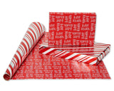 American Greetings 120 sq. ft. Pink Christmas Wrapping Paper Set, Red and Pink (4 Rolls 30 in. x 12 ft., 7 Bows, 30 Gift Tags)