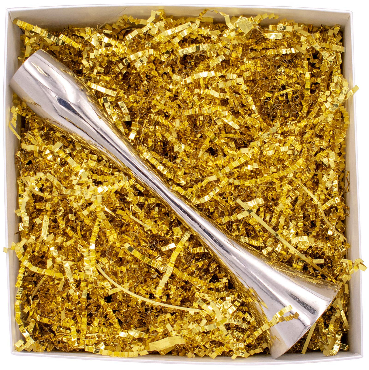Stephanie Imports Made In USA 3-Ply Crinkle Cut Shredded Paper 2 lbs (Red & Green Christmas Mix)