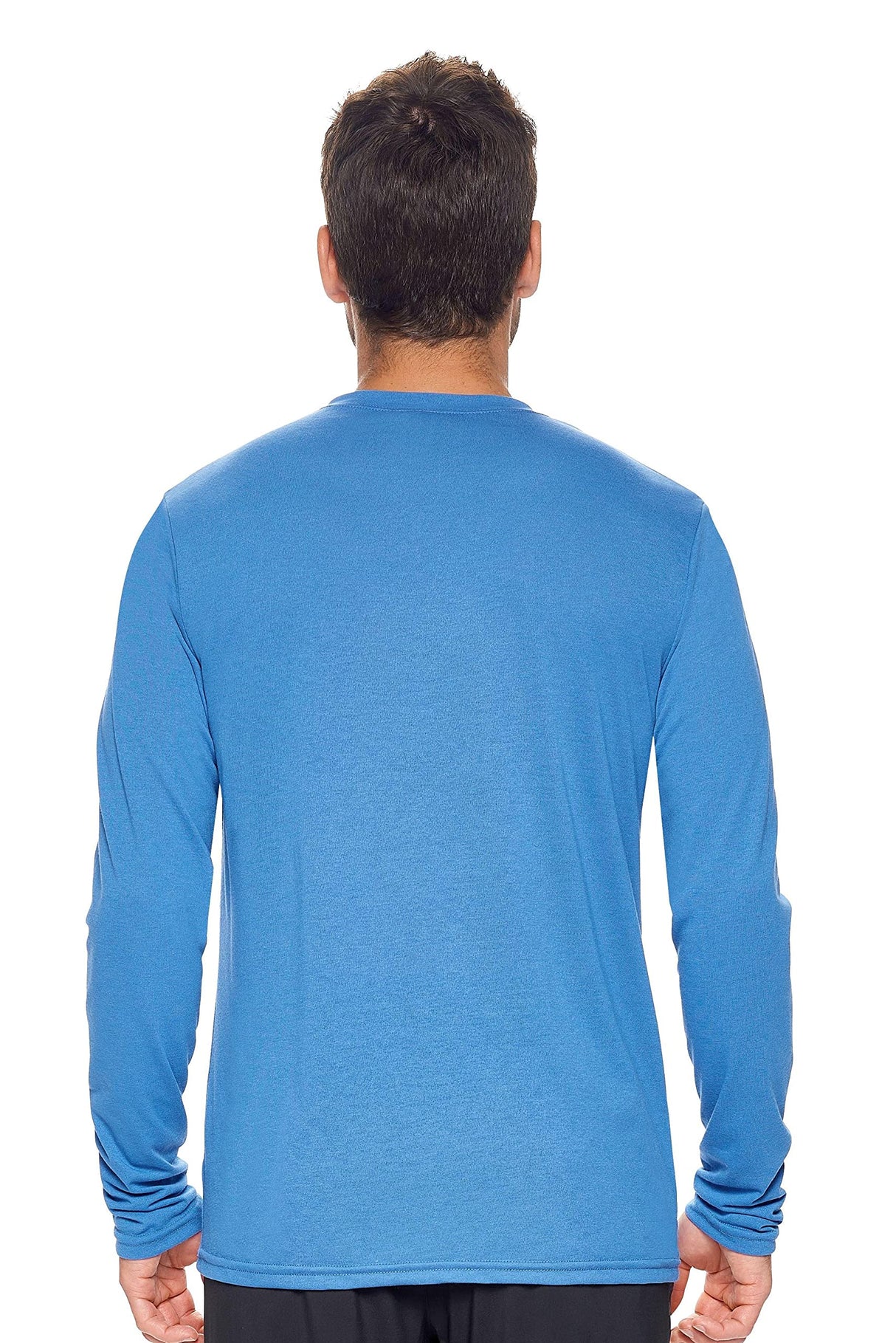 Expert Brand USA-Made Men's TriTec Activewear Performance Long Sleeve Crewneck Shirt