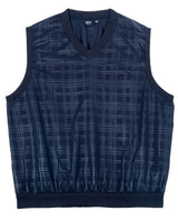 Akwa Made in USA Men's Microfiber Water Repellent V-Neck Pullover Golf Vest