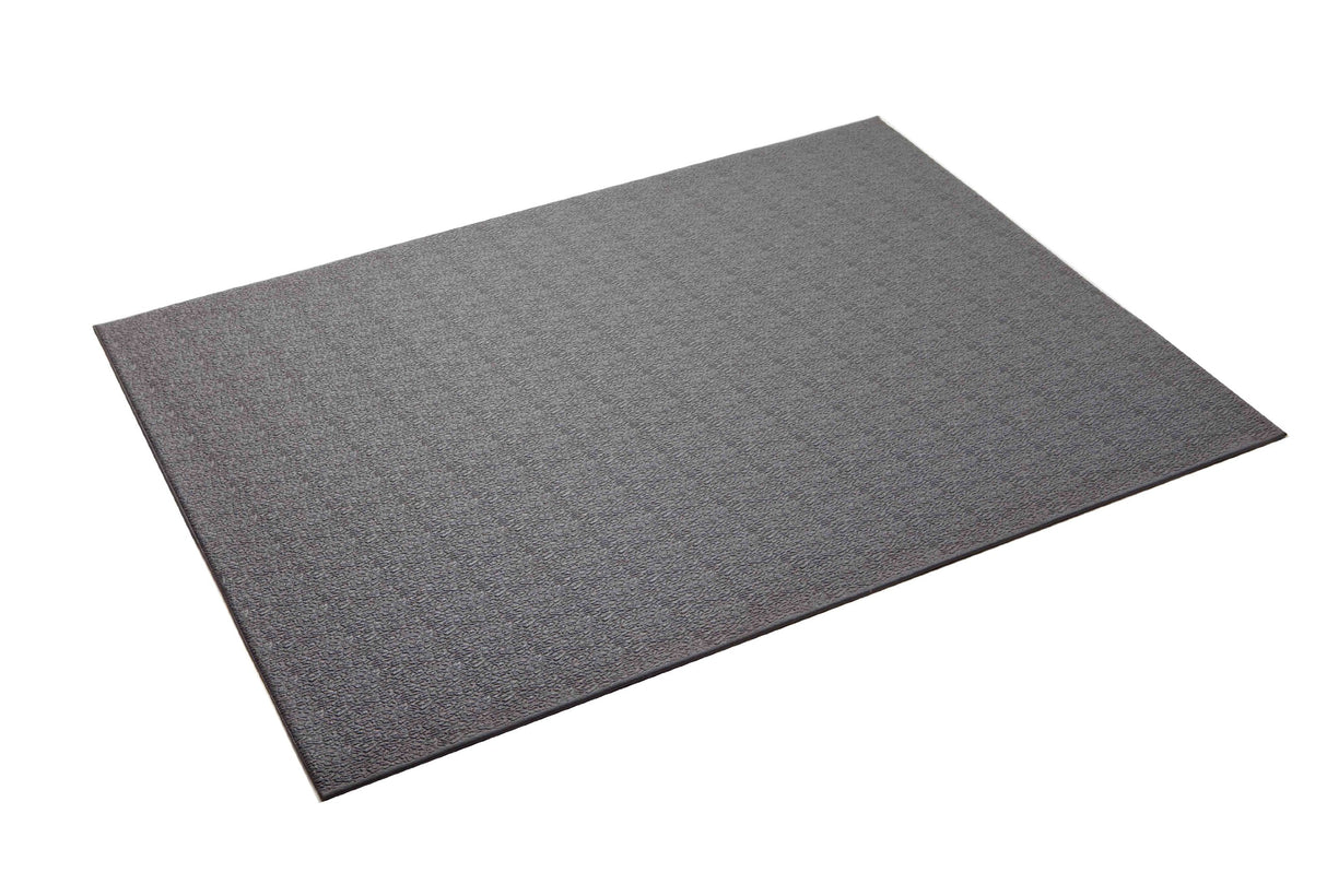 Supermats Heavy Duty Equipment Mat 13GS-GRAY Made in U.S.A. for Indoor Cycles Exercise Bikes and Steppers Color Gray (2.5 Feet x 5 Feet) (30-Inch x 60-Inch) (76.2 cm x 152.4 cm)