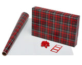 American Greetings 175 sq. ft. Reversible Wrapping Paper for Christmas and All Holidays, Red and Black Plaid (1 Jumbo Roll 30 in. x 70 ft.)