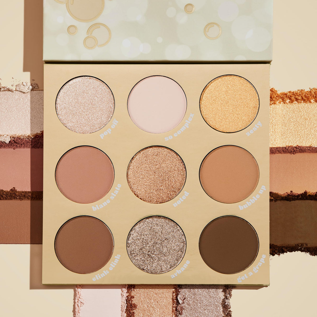 ColourPop Blush Crush Shadow Palette - Brown, Gold & Pink Shadow Palette with Metallic and Matte Finishes - High-Pigment Makeup with a Long-Wearing Formula (0.3 oz)
