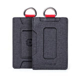 Dango Slim Minimalist Wallet for Men - RFID Blocking - Durable Dtex Water Resistant Material, Black