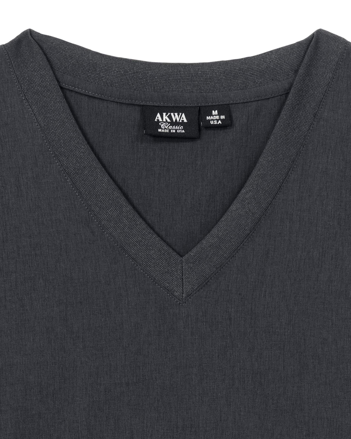 Akwa Made in USA Men's Microfiber Water Repellent V-Neck Pullover Golf Vest