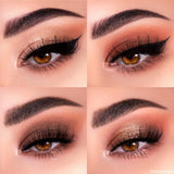 ColourPop Blush Crush Shadow Palette - Brown, Gold & Pink Shadow Palette with Metallic and Matte Finishes - High-Pigment Makeup with a Long-Wearing Formula (0.3 oz)