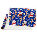 American Greetings 105 sq. ft. Christmas Wrapping Paper Bundle, Rudolph Designs (3 Rolls 30 in. x 14 ft.)