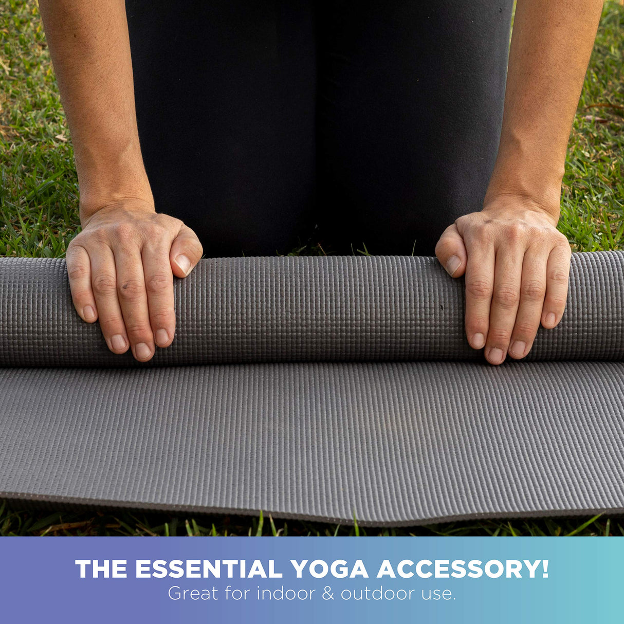 Bean Products Extra Thick Adult Yoga Mat | 6mm (¼”) Thick x 72” L x 24” W | Larger, Thicker & More Comfortable | Non-Toxic, SGS Certified | Non-Skid & Non-Slip Eco Friendly Exercise Gym Mat | Cardinal