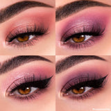 ColourPop Blush Crush Shadow Palette - Brown, Gold & Pink Shadow Palette with Metallic and Matte Finishes - High-Pigment Makeup with a Long-Wearing Formula (0.3 oz)