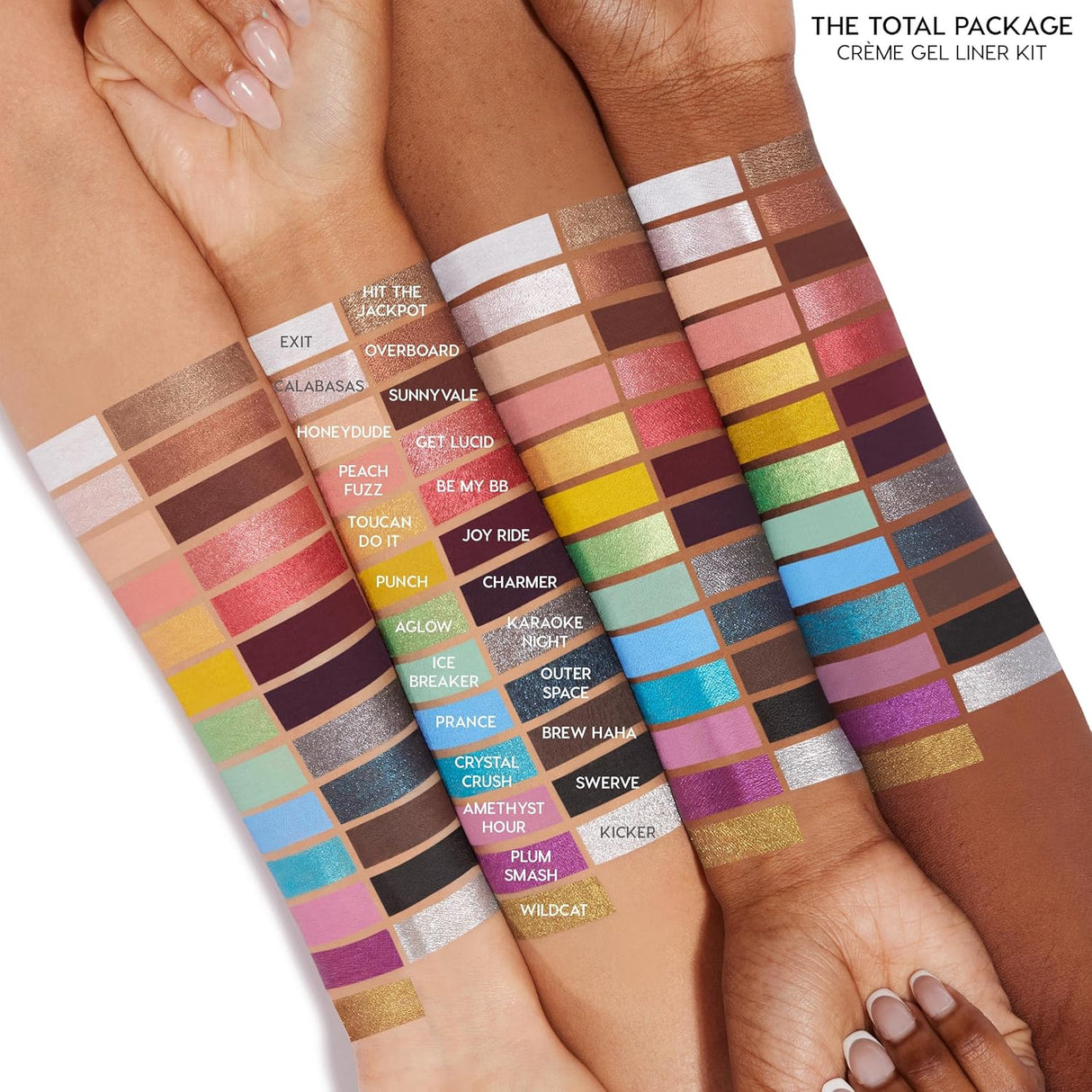 Colourpop BFF Crème Gel Liner - Waterproof Gel Eyeliner Pen with a High-Pigment & Buildable Formula - Colored Eyeliner with 18-Hour Wear - IceBreaker (0.01 oz)