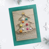 Masterpiece Sparkling Santa Christmas Cards / 16 Festive Holiday Cards Set With White Envelopes / 5 5/8" x 7 7/8" Winter Gold Foil Greeting Cards With Inside Verse/Made In The USA