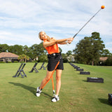 Orange Whip Turn Trainer, Resistance Bands Tool for Golf Swing Training (Regular), Resistance and Assistance for Golf Swing