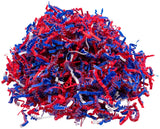Stephanie Imports Made In USA 3-Ply Crinkle Cut Shredded Paper 2 lbs (Red & Green Christmas Mix)