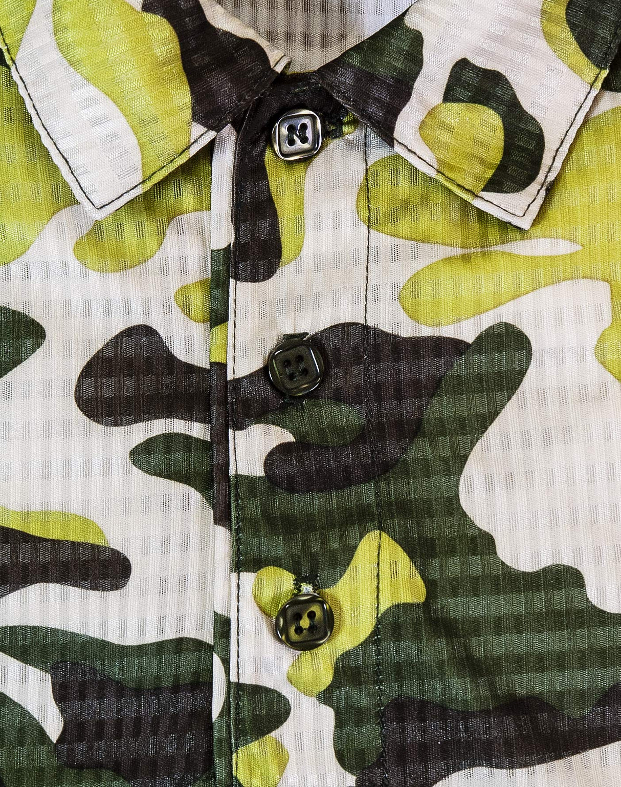 Akwa Men's Made in USA Camouflage Camo Polo Shirt with Moisture Wicking Polyester