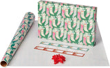 American Greetings 120 sq. ft. Christmas Wrapping Paper Set, Kathy Davis Designs (4 Rolls 30 in. x 12 ft., 7 Bows, 30 Gift Tags)