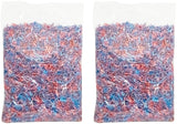 Stephanie Imports Made In USA 3-Ply Crinkle Cut Shredded Paper 2 lbs (Red & Green Christmas Mix)