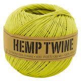Bean Products Hemp Twine - High Tensile Strength and Durable - Made with 100% Hemp - Perfect for Jewelry, Arts & Crafts, Decoration, Cooking - 0.5MM, 50G/328 Ft. - 8 lb. Test Strength - Natural