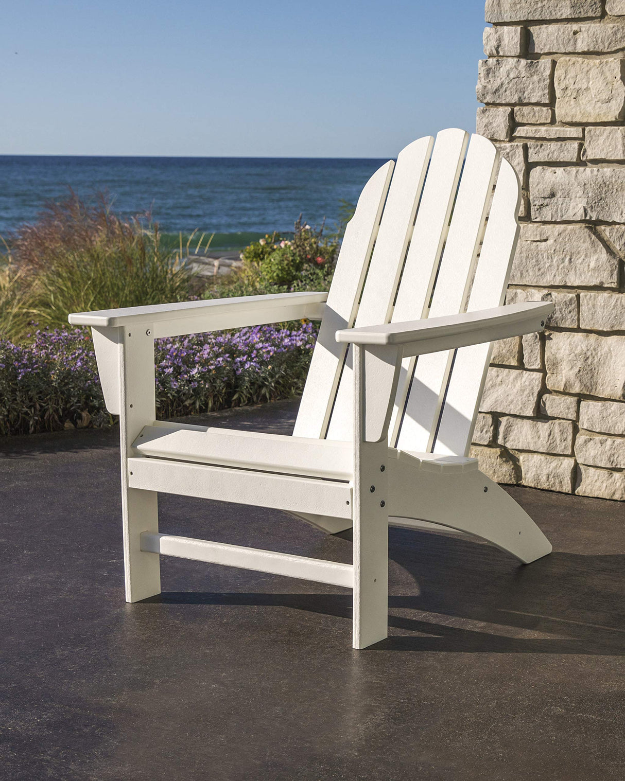 POLYWOOD Vineyard Adirondack Chair, Mahogany