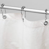 Bean Products Organic Cotton Stall Shower Curtain (White), [36" x 74"] | All Natural Materials | Works with Tub, Bath and Stall Showers
