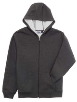 Men's Heavy Duty Full Zip Hoodie Sweatshirt Jacket with Heavy Weight Micro Fleece Made in USA