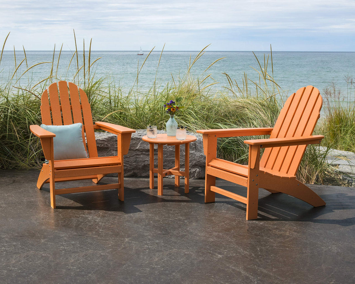 POLYWOOD Vineyard Adirondack Chair, Mahogany