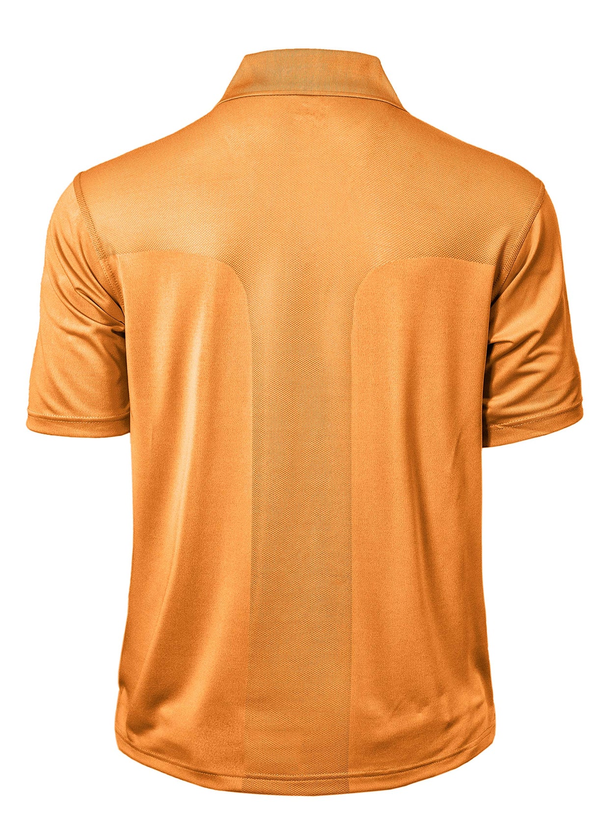 Akwa Men's Dry Wicking Golf Polo Body Mapping Mesh Design 100% Polyester Seamless Ventilation Zones