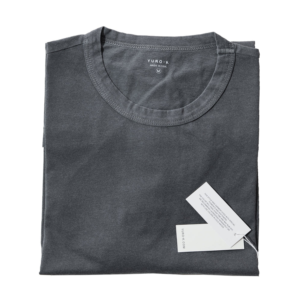 YURO-K Men's Premium Binded Neck Cotton Classic Short Sleeve Crew T-Shirt