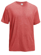 Expert Brand Men's Heather Performance Short Sleeve Crewneck T-Shirt