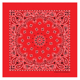 B53 100% Cotton Paisley Bandanas Made in the USA - Stylish Headband, Handkerchief, Scarf - 21 inch x 21 inch