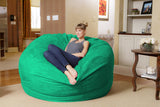 Chill Sack Bean Bag Chair: Giant 6' Memory Foam Furniture Bean Bag - Big Sofa with Soft Micro Fiber Cover, Charcoal