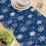 Christmas Table Runners | Garland Table Runner | Winter Decorations for Home | Festive Holiday Table Decor | Kitchen Dining Table Runner | Made in The USA | 14" x 108" Long