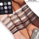ColourPop Blowin' Smoke Eyeshadow Palette - Silver Eyeshadow and Smokey Eye Eyeshadow Palette with Metallic and Matte Finishes - High-Pigment Eye Makeup with a Long-Wearing Formula (0.3 oz)