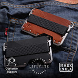 Dango Slim Minimalist Wallet for Men - RFID Blocking - Leather