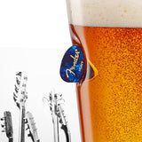 BenShot Guitar Rocks Glass - 11oz - HandCrafted Whisky Tumbler for Fathers Day or All-American Celebrations