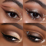 ColourPop Blush Crush Shadow Palette - Brown, Gold & Pink Shadow Palette with Metallic and Matte Finishes - High-Pigment Makeup with a Long-Wearing Formula (0.3 oz)