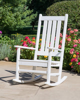 POLYWOOD® Vineyard Porch Rocking Chair (Black)