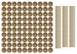 Wood Wheels - 100 Pack with Free Axle Pegs - Made in USA (1.25" Diameter)