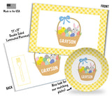 Tiny Expressions - Personalized Holiday Plates for Kids with Customized Name | BPA Free | Dishwasher Safe | Made in the USA (Christmas Plate)