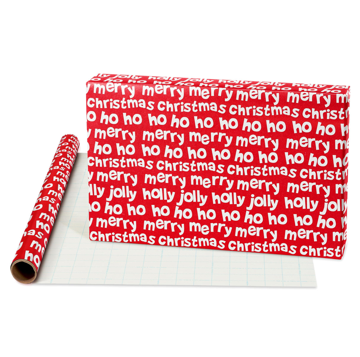 American Greetings 120 sq. ft. Reversible Kids Christmas Wrapping Paper Bundle, Santa, Snowmen and Candy Canes (3 Extra Wide Rolls 40 in. x. 12 ft.)