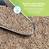 Bean Products Organic Millet Hulls | 100% Organically Grown in The USA | Great for Filling Pillows, Yoga Bolsters, Cushions & More | Chemical Free and Hypoallergenic | 5lbs
